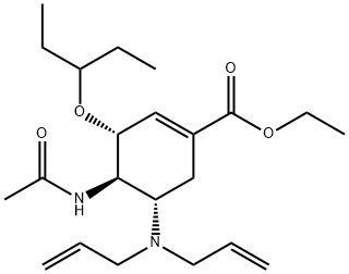 (3R,4R,5S)-4-(乙酰基氨基)-5-(二-2-丙烯-1-基氨基)-3-(1-乙基丙氧基)-1-環(huán)己烯-1-羧酸乙酯 