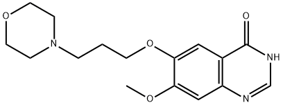 7-Methoxy-6-(3-morpholin-4-ylpropoxy)quinazolin-4(3H)-one 
